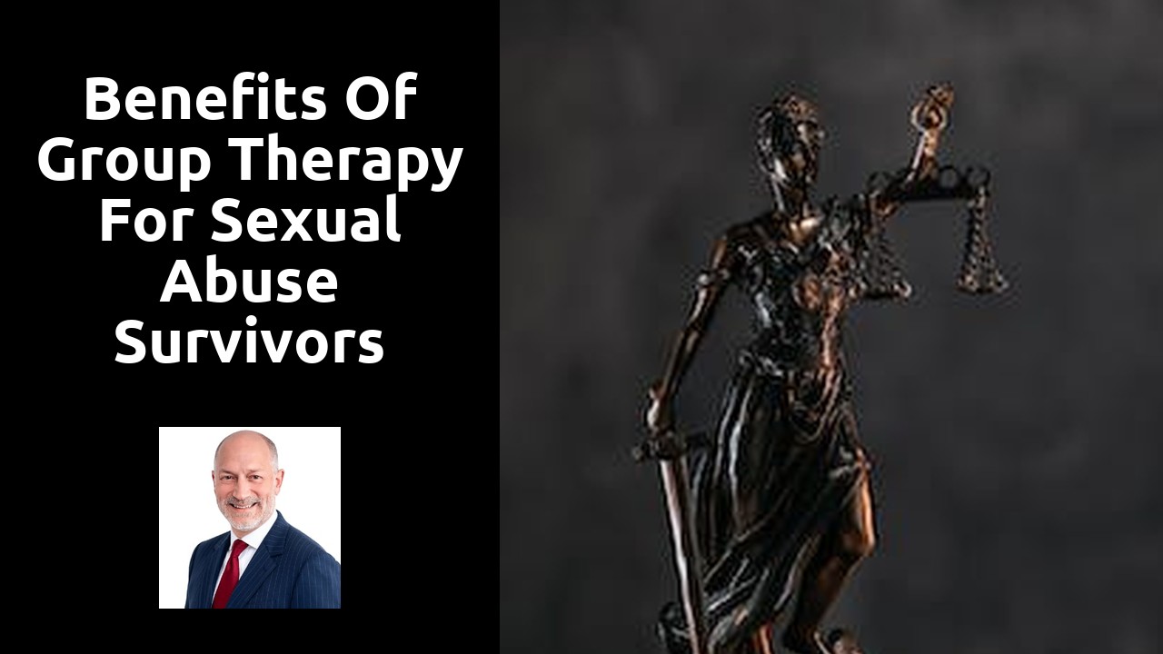 Benefits of Group Therapy for Sexual Abuse Survivors